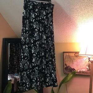 High waisted skinny flare pants